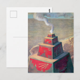 Der Altar   Mikalojus Ciurlionis   Postkarte