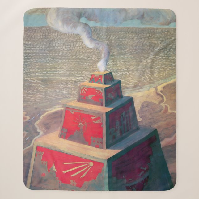 Der Altar | Mikalojus Ciurlionis | Sherpadecke (Vorderseite)