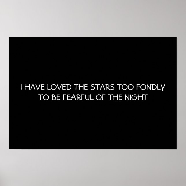 Der alte Astronom zu seinem Schüler Poster (Vorne)