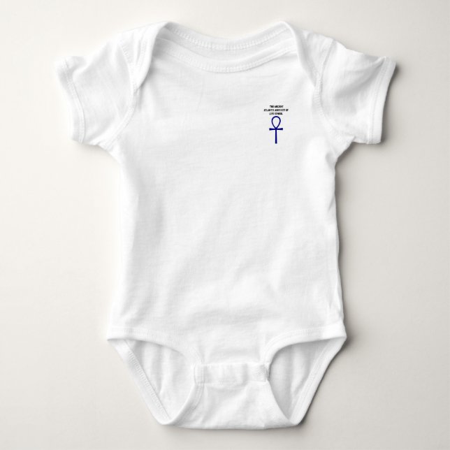 DER ALTE ATLANTIS UND DER SCHLÜSSEL DES LEBENS T - BABY STRAMPLER (Vorderseite)
