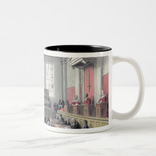 Der alte Bailey, London Zweifarbige Tasse