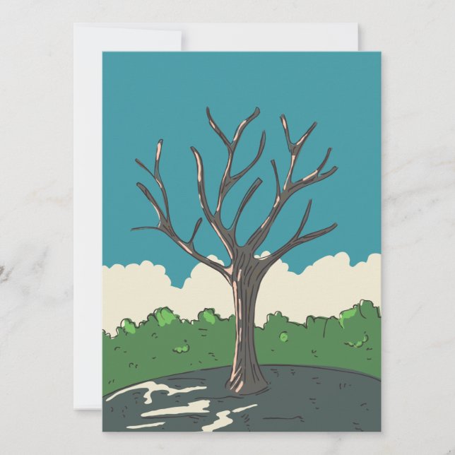 Der alte Baum (Vorderseite)