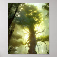 Der alte Baum Digitale Kunst