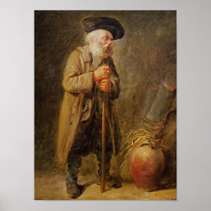 Der alte Beggar Poster