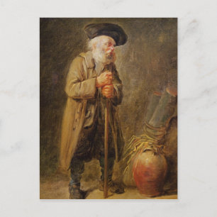 Der alte Beggar Postkarte