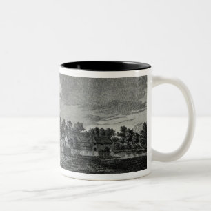 Der alte episkopale Palast von Bromley Zweifarbige Tasse