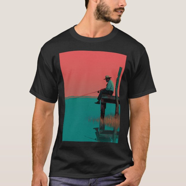 Der alte Fischer T-Shirt (Vorderseite)