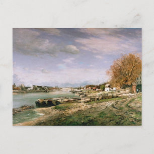 Der alte Kai in Bercy, Paris, 1880 Postkarte