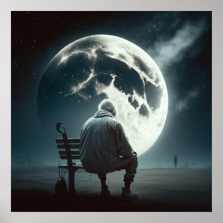 Der alte Mann, der sich einsam Poster-5- Poster fü