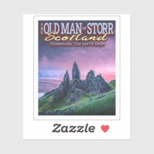 DER ALTE MANN DER STORR - DIE ISLE DES SKYE - SCHO AUFKLEBER