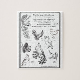 Der alte Mann Gedicht Puzzle, 20x25 cm, 110 Teile