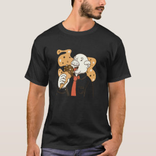 Der alte Mann isst Icecream Food Sweet Chocolate T-Shirt