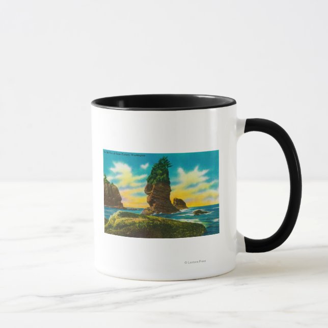 Der alte Mann von Cape Flattery, WA Tasse (Rechts)