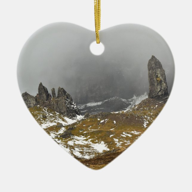 Der alte Mann von Storr Keramik Ornament (Vorne)