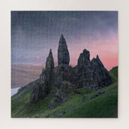 Der alte Mann von Storr nach dem Sonnenuntergang d