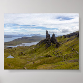 Der Alte Mann von Storr Poster