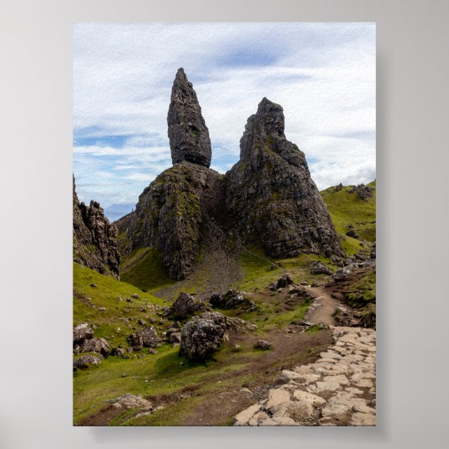 Der Alte Mann von Storr Poster (Vorne)