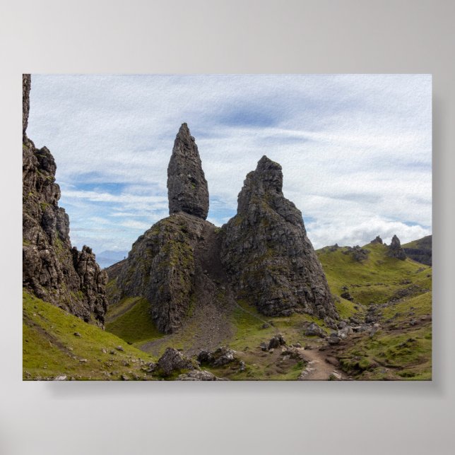 Der Alte Mann von Storr Poster (Vorne)