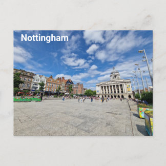 Der alte Marktplatz Nottingham Postkarte
