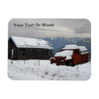 Der alte rote LKW