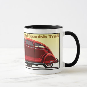 Der Alte Spanische Weg - Historischer Auto Tasse