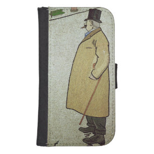 Der alte Wanderer, c.1900 Galaxy S4 Geldbeutel Hülle
