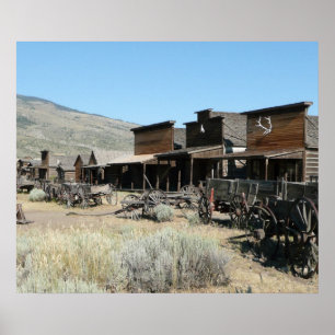 Der alte weite Westen Poster