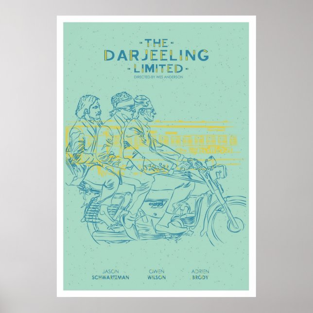 Der alternative Film "Darjeeling Limited" Poster (Vorne)