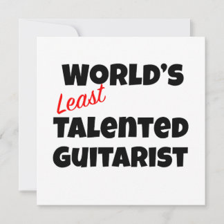 Der am wenigsten talentierte Gitarrist der Welt