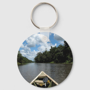 Der Amazonas wird hinuntergefahren Schlüsselanhänger
