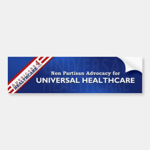 Der Amerikaner-4 des Gesundheitswesens Autoaufkleber