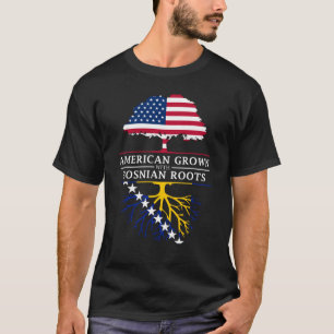 Der Amerikaner, der mit Bosnier gewachsen wird, T-Shirt