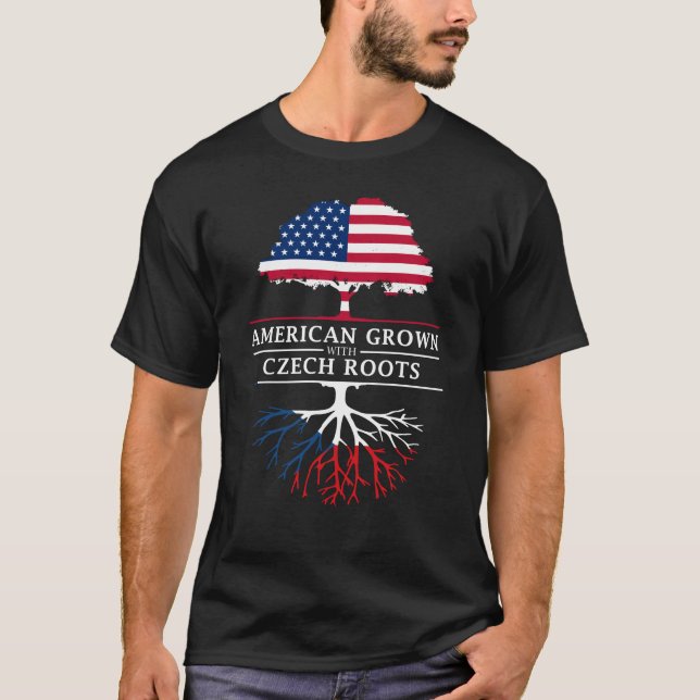 Der Amerikaner, der mit Tschechen gewachsen wird, T-Shirt (Vorderseite)