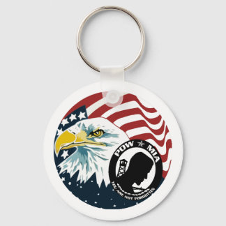 Der amerikanische Adler POW-MIA Schlüsselanhänger