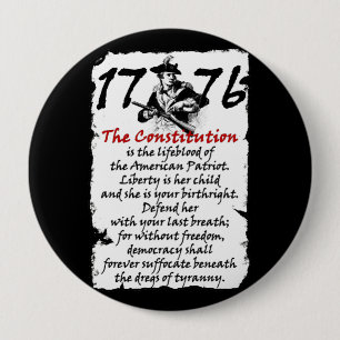 Der amerikanische Patriot Button