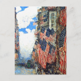 "Der Amerikanische Unabhängigkeitstag" von Childe  Postkarte