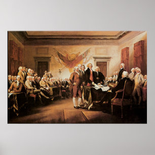 Der amerikanische Verfassungsdruck Poster