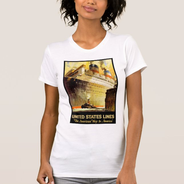 Der amerikanische Weg nach Amerika T-Shirt (Vorderseite)