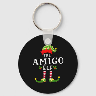 Der Amigo-Elf-Weihnachts-Pyjama zum Zusammenpassen Schlüsselanhänger