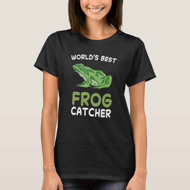 Der Amphibienfang der Welt als bester Froschfänger T-Shirt (Vorderseite)