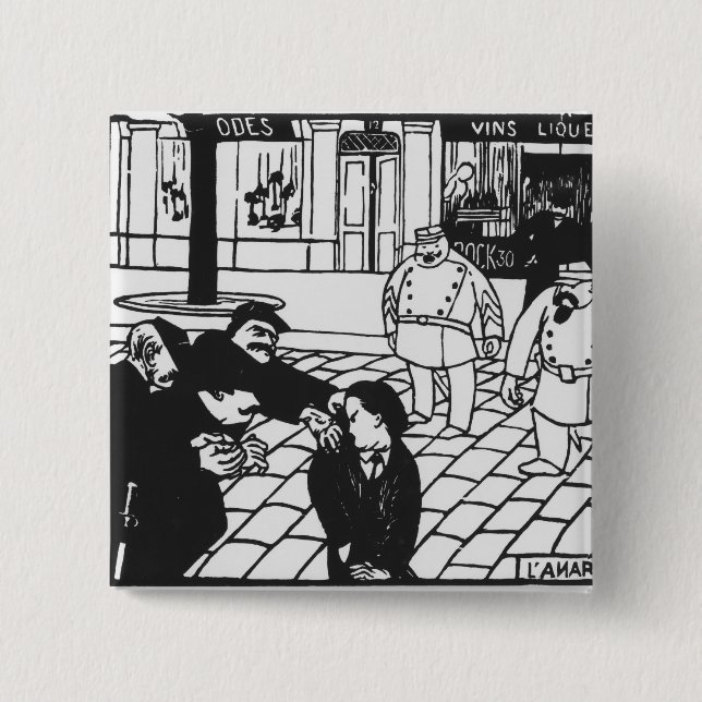 Der Anarchist, 1892 Button (Vorderseite)