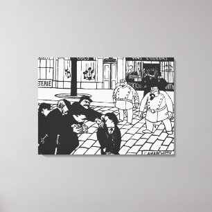 Der Anarchist, 1892 Leinwanddruck