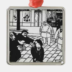 Der Anarchist, 1892 Silbernes Ornament