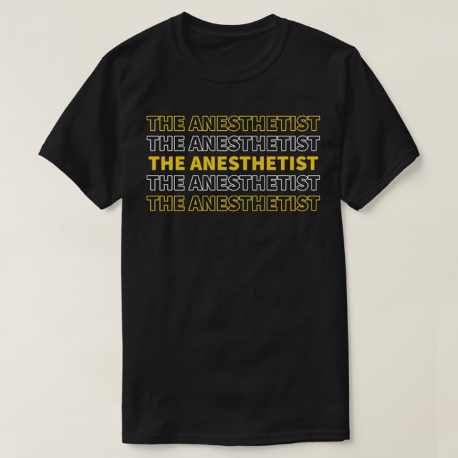 Der Anästhesist T-Shirt (Design vorne)