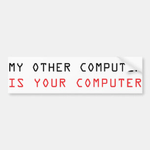 Der andere Computer ist Ihr Computer Autoaufkleber