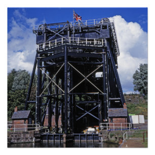 Der Anderton Lift Cheshire England Poster