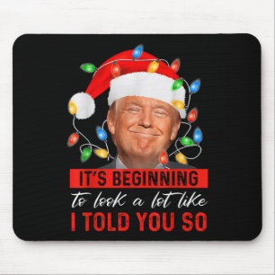 Der Anfang des Jahres, wie lustige Trump-Weihnacht Mousepad