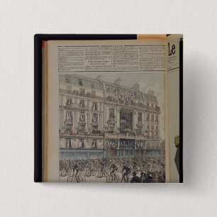 Der Anfang des Paris-Brest Radrennens Button