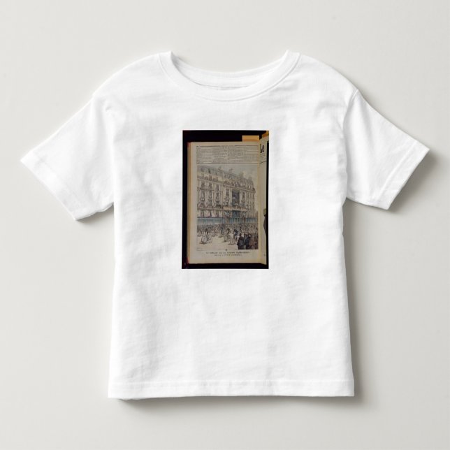 Der Anfang des Paris-Brest Radrennens Kleinkind T-shirt (Vorderseite)
