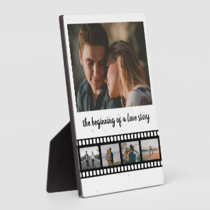 Der Anfang einer Liebesgeschichte 5 Fotos Plakette Fotoplatte
